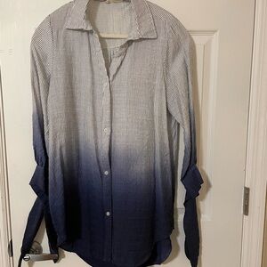 Before You Collection long oversized small shirt. Great with leggings.